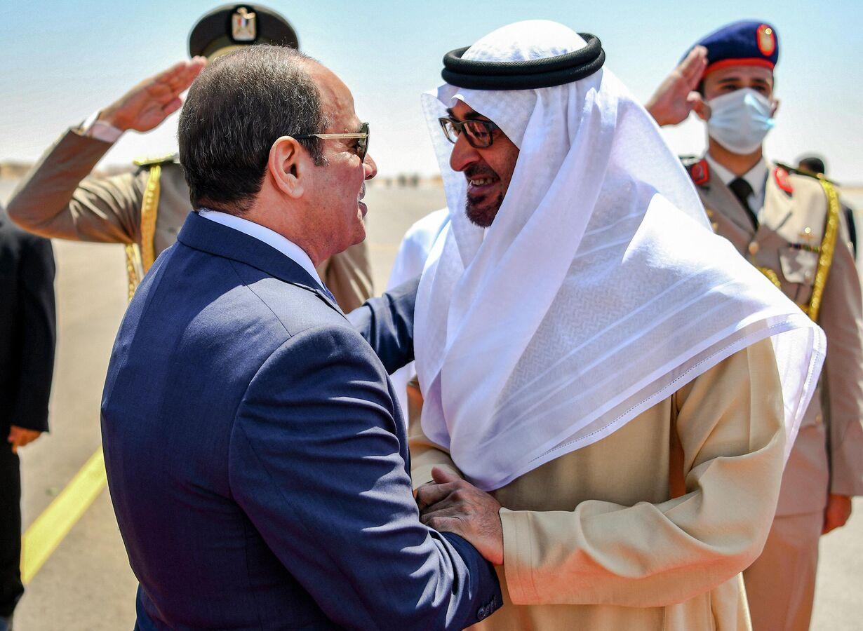السيسي يتلقى دعوة من محمد بن زايد للمشاركة في قمة المناخ السيسي يتلقى دعوة من محمد بن زايد للمشاركة في قمة المناخ