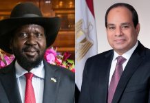 السيسي وسلفاكير يدعوان لوقف القتال بالسودان ويعرضان وساطة السيسي وسلفاكير يدعوان لوقف القتال بالسودان ويعرضان وساطة
