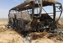 فيديو- مصرع 14 وإصابة 25 في حادث تصادم بالوادي الجديد في مصر فيديو- مصرع 14 وإصابة 25 في حادث تصادم بالوادي الجديد في مصر