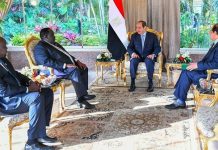 السيسي ومستشار سلفا كير يبحثان تثبيت الهدنة في السودان السيسي ومستشار سلفا كير يبحثان تثبيت الهدنة في السودان