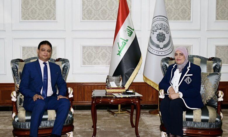 مباحثات مصرية عراقية لتعزيز العلاقات الاقتصادية والاستثمارية مباحثات مصرية عراقية لتعزيز العلاقات الاقتصادية والاستثمارية