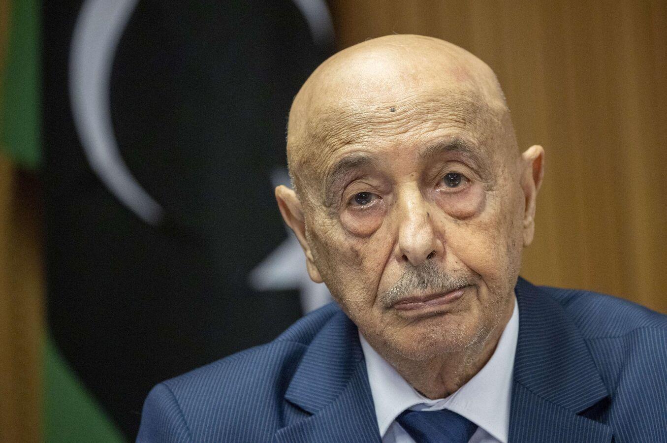 عقيلة صالح: مصر لم تتدخل في شؤوننا وزيارة رئيس مجلس النواب المصري عقيلة صالح: مصر لم تتدخل في شؤوننا وزيارة رئيس مجلس النواب المصري