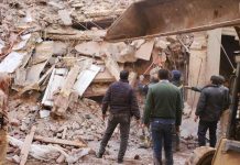 مصرع شخصين وإصابة 9 إثر انهيار عقار مصرع شخصين وإصابة 9 إثر انهيار عقار