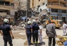 انهيار عقار وإخلاء 11 منزلاً مجاوراً في الإسكندرية انهيار عقار وإخلاء 11 منزلاً مجاوراً في الإسكندرية