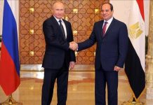 السيسي وبوتين يبحثان مستجدات “التصعيد” في غزة وجهود التهدئة السيسي وبوتين يبحثان مستجدات "التصعيد" في غزة وجهود التهدئة