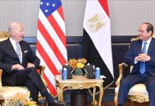 السيسي وبايدن يتفقان على أولوية إيصال المساعدات لقطاع غزة السيسي وبايدن يتفقان على أولوية إيصال المساعدات لقطاع غزة