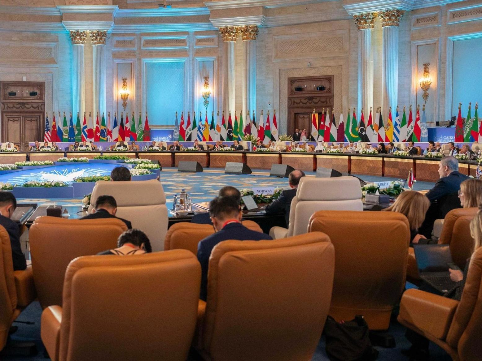 اختتام قمة السلام القاهرة دون بيان ختامي اختتام قمة السلام القاهرة دون بيان ختامي