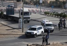 وفد من مجلس الأمن يتابع عملية إرسال مساعدات إنسانية لغزة وفد من مجلس الأمن يتابع عملية إرسال مساعدات إنسانية لغزة