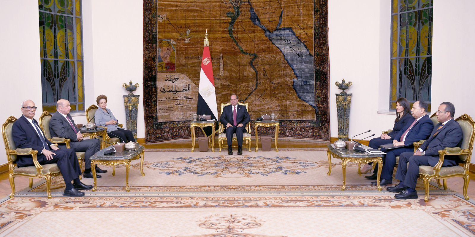 الرئيس السيسي يستقبل رئيسة بنك التنمية الجديد الرئيس السيسي يستقبل رئيسة بنك التنمية الجديد