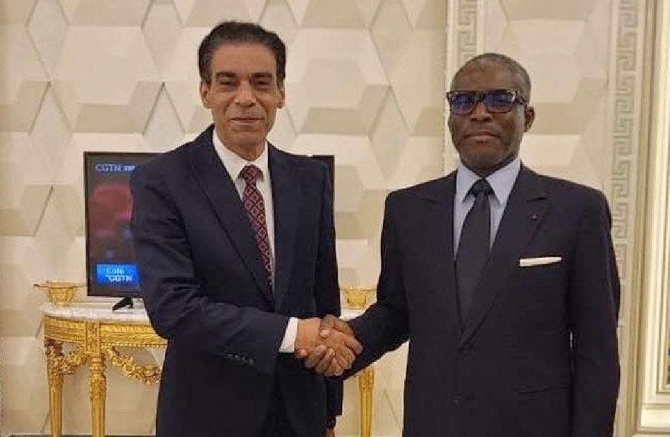 نائب رئيس غينيا الاستوائية يُعرب عن رغبة بلاده في الاستفادة من الخبرات المصرية في مجال التشييد والبنية التحتية نائب رئيس غينيا الاستوائية يُعرب عن رغبة بلاده في الاستفادة من الخبرات المصرية في مجال التشييد والبنية التحتية