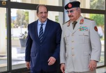 رئيس مخابرات مصر يبحث مع حفتر التطورات السياسية للأزمة الليبية رئيس مخابرات مصر يبحث مع حفتر التطورات السياسية للأزمة الليبية