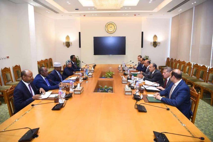 وزير الخارجية يبحث مع نظيره الصومالي توسيع التعاون الثنائي في المجالات السياسة والتجارية وزير الخارجية يبحث مع نظيره الصومالي توسيع التعاون الثنائي في المجالات السياسة والتجارية