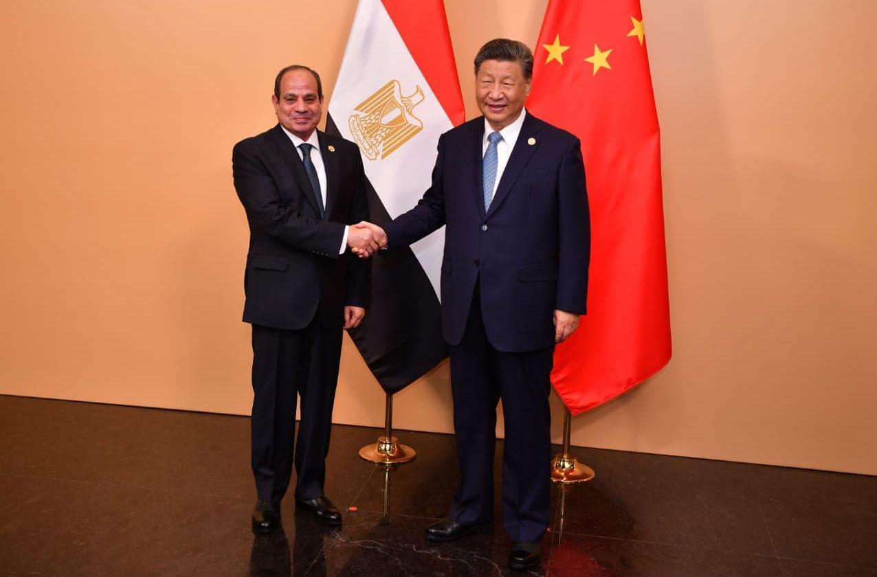 الرئيس السيسي ونظيره الصيني يؤكدان ضرورة التوصل لحل دائم وشامل للقضية الفلسطينية الرئيس السيسي ونظيره الصيني يؤكدان ضرورة التوصل لحل دائم وشامل للقضية الفلسطينية