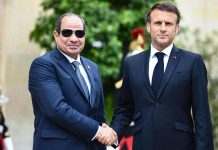 السيسي وماكرون يؤكدان ضرورة وقف دائرة الاستهدافات المتبادلة بالمنطقة السيسي وماكرون يؤكدان ضرورة وقف دائرة الاستهدافات المتبادلة بالمنطقة