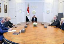 السيسي يلتقي مسؤولي إيني الإيطالية لبحث تطوير العلاقات السيسي يلتقي مسؤولي إيني الإيطالية لبحث تطوير العلاقات