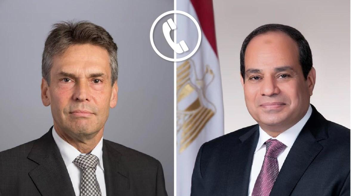 السيسي يؤكد استمرار جهود مصر للدفع باتجاه التهدئة ووقف إطلاق النار في غزة ولبنان السيسي يؤكد استمرار جهود مصر للدفع باتجاه التهدئة ووقف إطلاق النار في غزة ولبنان