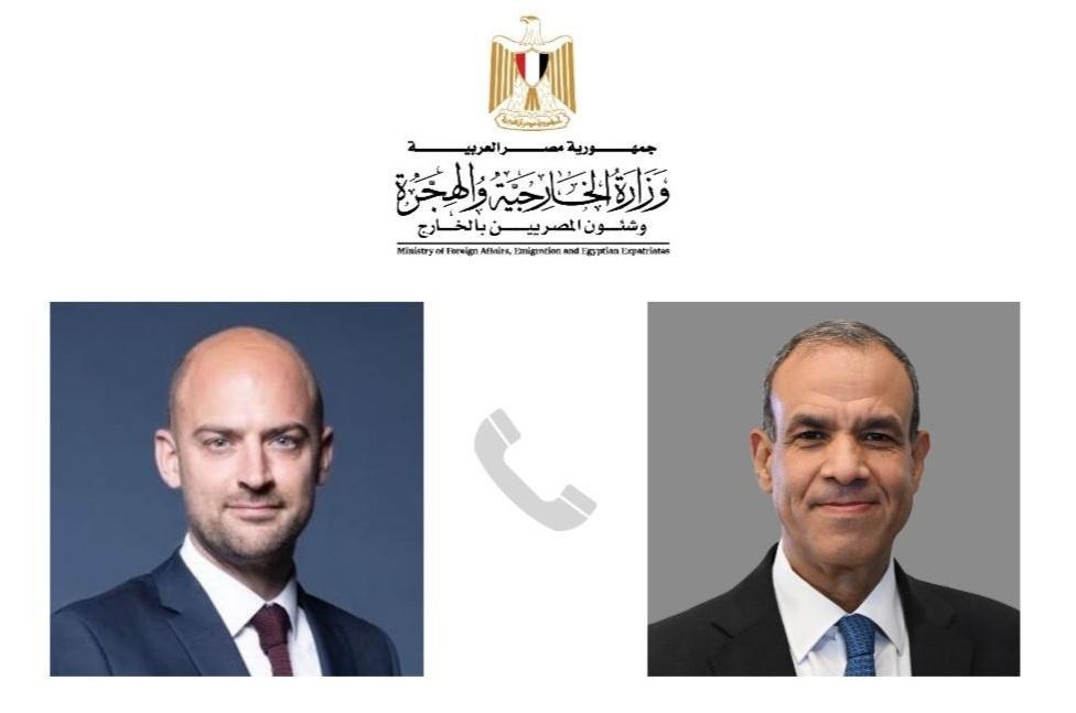 وزير الخارجية والهجرة يتلقى اتصالًا هاتفيًا من وزير خارجية فرنسا وزير الخارجية والهجرة يتلقى اتصالًا هاتفيًا من وزير خارجية فرنسا