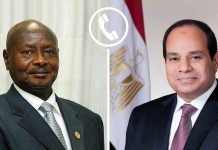 رئيسا مصر وأوغندا يبحثان دعم الصومال ووقف إطلاق النار بالسودان رئيسا مصر وأوغندا يبحثان دعم الصومال ووقف إطلاق النار بالسودان