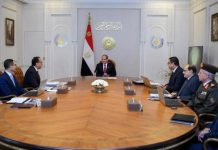 السيسي يوجه باستكمال الأعمال الإنشائية في العاصمة الإدارية السيسي يوجه باستكمال الأعمال الإنشائية في العاصمة الإدارية