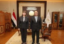 منسقة الأمم المتحدة تناقش مع وزير العدل المصري ملف المعتقلين منسقة الأمم المتحدة تناقش مع وزير العدل المصري ملف المعتقلين