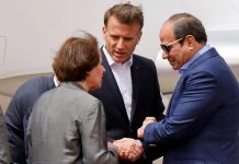 السيسي وماكرون يؤكدان ضرورة الوقف الفوري لإطلاق النار بغزة السيسي وماكرون يؤكدان ضرورة الوقف الفوري لإطلاق النار بغزة