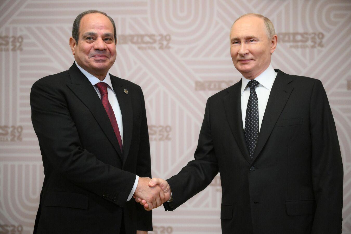 بوتين: مصر شريك رئيسي لروسيا في أفريقيا بوتين: مصر شريك رئيسي لروسيا في أفريقيا