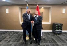 وزير الخارجية والهجرة يستقبل وزير خارجية اليونان وزير الخارجية والهجرة يستقبل وزير خارجية اليونان