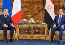 السيسي يؤكد لماكرون استمرار جهود التوصل لوقف النار بغزة السيسي يؤكد لماكرون استمرار جهود التوصل لوقف النار بغزة