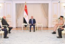 السيسي يبحث مع وزير دفاع إيطاليا التعاون العسكري السيسي يبحث مع وزير دفاع إيطاليا التعاون العسكري