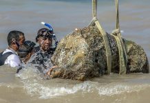 انتشال آثار غارقة من البحر المتوسط قبالة الإسكندرية انتشال آثار غارقة من البحر المتوسط قبالة الإسكندرية