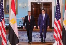 مصر وأمريكا تناقشان خطة ترامب بشأن غزة مصر وأمريكا تناقشان خطة ترامب بشأن غزة