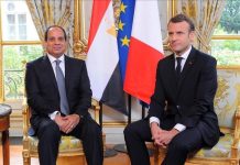 رئيسا مصر وفرنسا يؤكدان ضرورة وقف فوري للنار بغزة ودعم خطة ترامب رئيسا مصر وفرنسا يؤكدان ضرورة وقف فوري للنار بغزة ودعم خطة ترامب