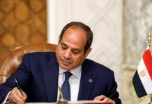 السيسي يتسلّم أوراق اعتماد 23 سفيراً جديداً من دون ممثل لإسرائيل السيسي يتسلّم أوراق اعتماد 23 سفيراً جديداً من دون ممثل لإسرائيل