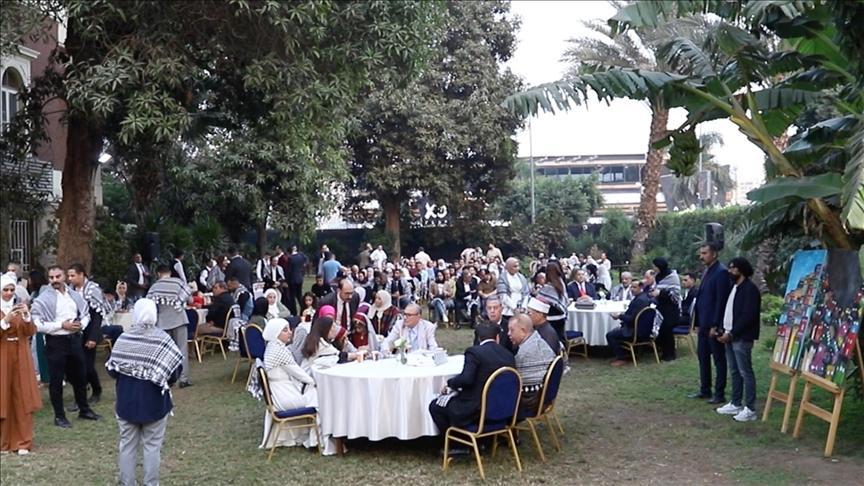 سفارة تركيا بالقاهرة تنظم فعالية دعم للأسر الفلسطينية سفارة تركيا بالقاهرة تنظم فعالية دعم للأسر الفلسطينية