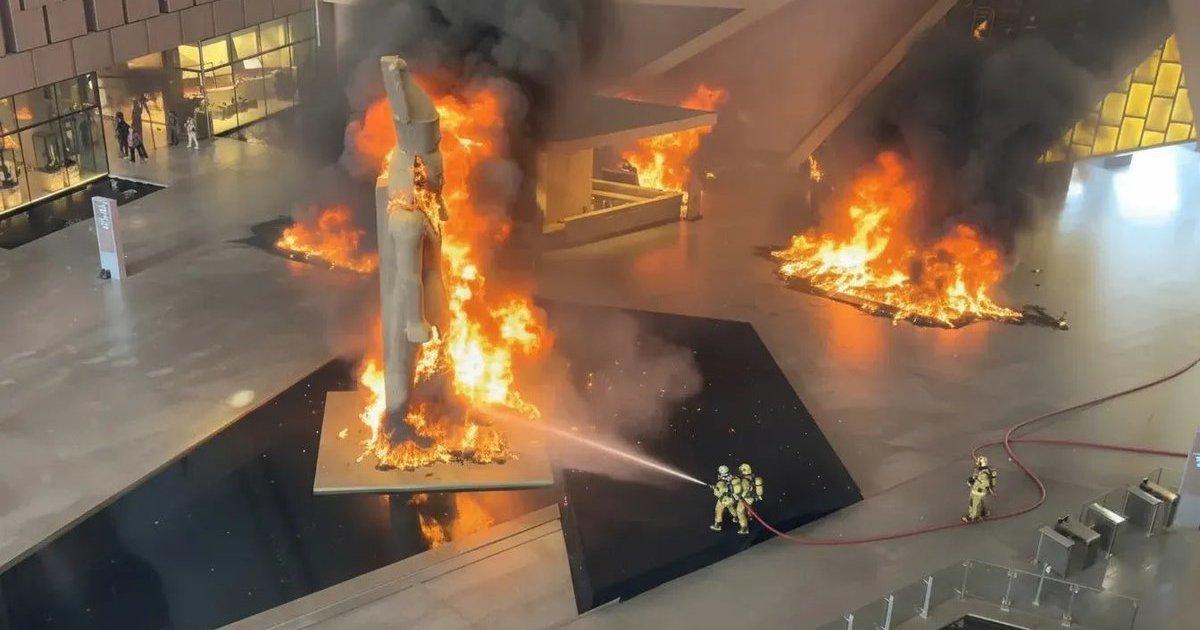 تداول واسع لصور حريق بالمتحف المصري الكبير.. ما صحتها؟ تداول واسع لصور حريق بالمتحف المصري الكبير.. ما صحتها؟