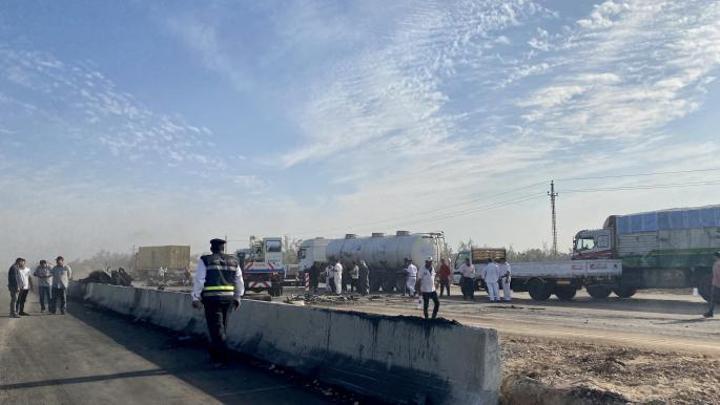 مصرع 4 معلمين وإصابة بحادث مروع شمال مصر مصرع 4 معلمين وإصابة بحادث مروع شمال مصر