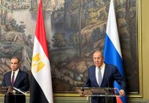 مصر وروسيا تتباحثان حول تعزيز التعاون وعقد المؤتمر الروسي الأفريقي مصر وروسيا تتباحثان حول تعزيز التعاون وعقد المؤتمر الروسي الأفريقي