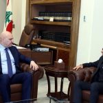 السفير المصري لدى بيروت يلتقي عون السفير المصري لدى بيروت يلتقي عون