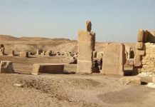 العثور على تمثال ضخم زنة 60 طنا في صان الحجر العثور على تمثال ضخم زنة 60 طنا في صان الحجر