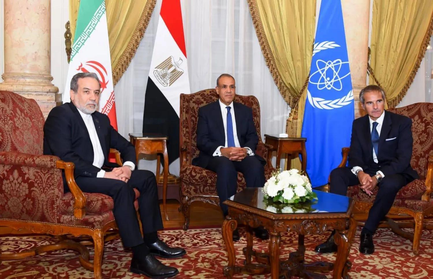 عبد العاطي يبحث مع غروسي الملف النووي الإيراني عبد العاطي يبحث مع غروسي الملف النووي الإيراني