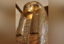 تابوت «تويا» يتصدر معروضات المتحف المصرى بالتحرير تابوت «تويا» يتصدر معروضات المتحف المصرى بالتحرير