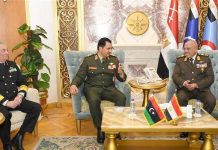 لقاء وزير الدفاع ورئيس الأركان بنائب قائد الجيش الليبي لقاء وزير الدفاع ورئيس الأركان بنائب قائد الجيش الليبي