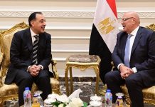 المستشار هشام بدوي يستقبل رئيس الوزراء في مقر النواب بالعاصمة الجديدة المستشار هشام بدوي يستقبل رئيس الوزراء في مقر النواب بالعاصمة الجديدة