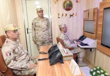 وزير الدفاع المصري يوجه الجيش بأعلى درجات الجاهزية القتالية وزير الدفاع المصري يوجه الجيش بأعلى درجات الجاهزية القتالية