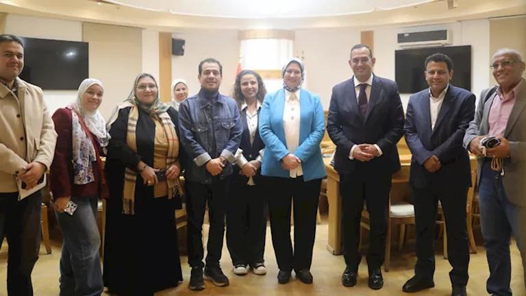 وزيرة الثقافة تستهدف اكتشاف مواهب جديدة بالمسرح المدرسي وزيرة الثقافة تستهدف اكتشاف مواهب جديدة بالمسرح المدرسي