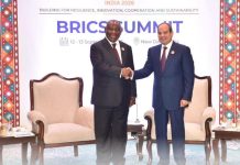 السيسي ورامافوزا يبحثان السودان وأمن القارة والتعاون الثنائي السيسي ورامافوزا يبحثان السودان وأمن القارة والتعاون الثنائي