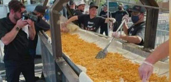 Arizona restaurant cooks 25-foot chimichanga for likely Guinness World Record