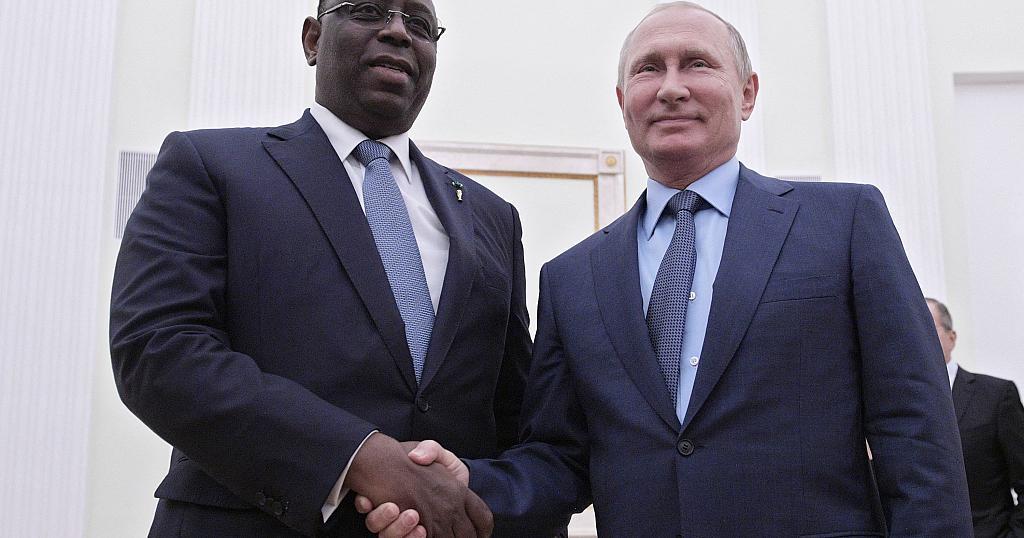 African Union chair Macky Sall en route to Moscow for talks with Putin