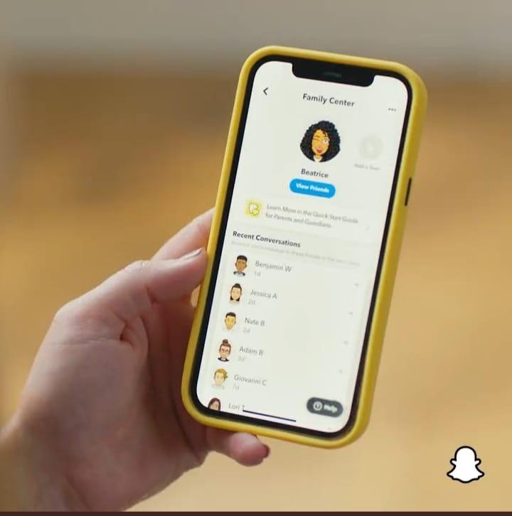 New Snapchat feature allows parental control