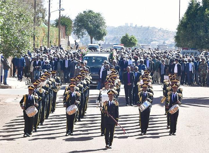 Funeral service of veteran fighter Efrem Gebrekristos Funeral service of veteran fighter Efrem Gebrekristos